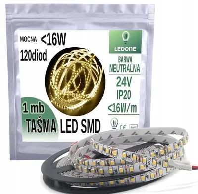 Produktbild von LED-ONE LED-Streifen SMD 24V Neutralweiß 120 LEDs/m