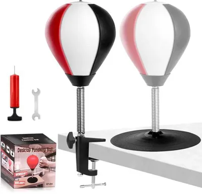 Image de Sac de frappe de bureau anti-stress Azomor avec ventouse solide et pince de fixation