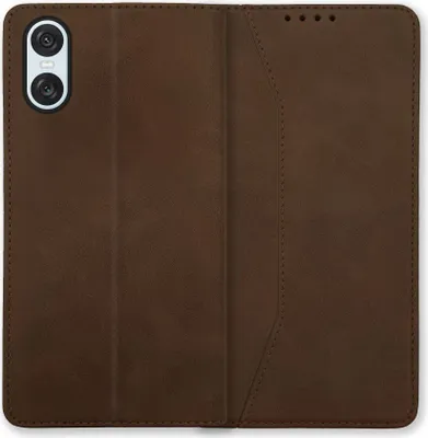 Produktbild von Bookstyle 'Premium' Schutzhülle Klapphülle Schutztasche Etui Cover für Sony Xperia 10 VI - Braun