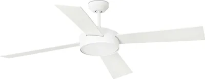 Zdjęcie produktu dla Energooszczędny wentylator sufitowy z oświetleniem LED i pilotem Hydra White 132 cm