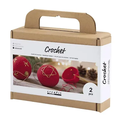 Produktbild von creativ company Kreativ Set Häkeln rot
