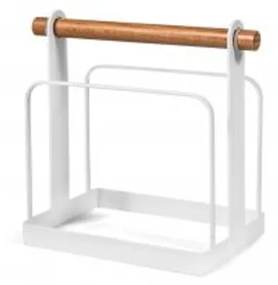 Immagine prodotto di H&H Porta Tovaglioli In Metallo Bianco Cm11X17X16