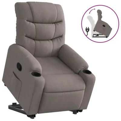 Obrázok produktu pre VidaXL 3206652, Textil, Taupe, Pena, 110 kg, 755 mm, 930 mm