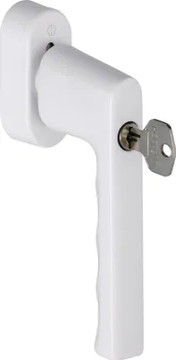 Produktbild von Fenstergriff Hamburg 0700S/UD9020 Alu.F9016/verkehrsweiß 32-42mm abschl.HOPPE