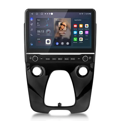 Image de Hexinex Android 15 Auto Radio Multimedia Player für Toyota Aygo 2015 / Citroen C1 / Peugeot 108 64GB, 4‑Kern, WLAN, Wireless CarPlay Android Auto