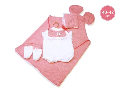 Produktbild von Lortens M740-50 Kleidung für Puppenbaby Neugeborene Größe 40-42 cm