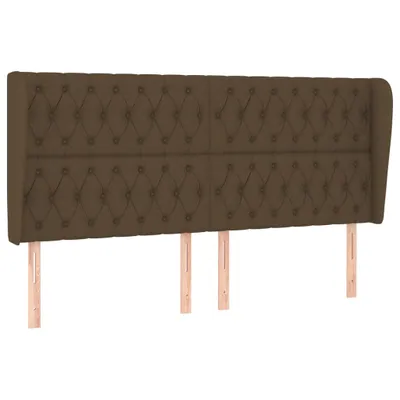 Zdjęcie produktu dla VidaXL 3118309, Ciemny brąz, Poliester, Drewno, 1830 mm, 118 cm, 128 cm, 230 mm