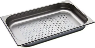 Produktbild von CHEFGASTRO GN Behälter Edelstahl Perforiert 1/1GN-150mm BxTxH 530x325x150 mm