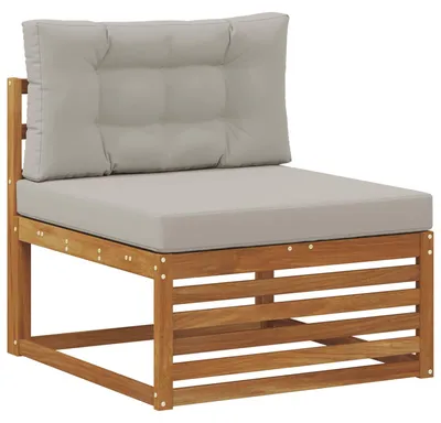 Zdjęcie produktu dla vidaXL Sofa ogrodowa z litego drewna akacjowego w kolorze naturalnym
