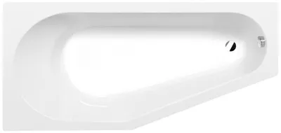 Produktbild von TIGRA asymmetrische Badewanne 170 x 80 x 46 cm, links, weiß
