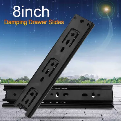 Obrázok produktu pre 2ks Mini krátke zásuvky Nábytok Vodiace koľajnice Plné predĺženie Kuchynská skrinka Hardware 8in