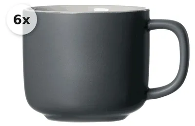 Produktbild von Kaffeetasse 240ml 6er Set Jasper grau