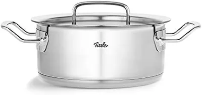 Produktbild von Fissler Original-Profi Collection / Braten-Topf (Ø 20 cm, 2,6 Liter) Edelstahl-Kochtopf, Bräter mit Metall-Deckel - Induktion