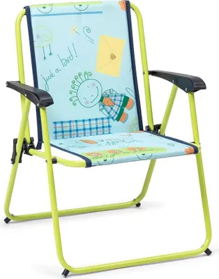 Produktbild von Solenny Aluminium Fester Faltbarer Kinderstuhl 52x42x40 Cm Blau Blau One Size