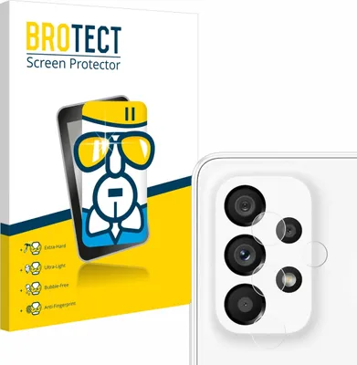 Produktbild von BROTECT Schutzglas für Samsung Galaxy A53 5G (NUR Kameraschutz) Schutzfolie Panzer Folie Glas Display Schutz klar
