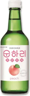 Produktbild von LOTTE Chum Churum Soju Peach Flavor 350ml | Soju mit Pfirsich-Geschmack Alk. 12% vol.