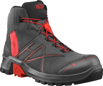 Produktbild von Haix CONNEXIS Safety+ GTX mid grau/rot Gr. 6