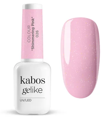 Productafbeelding van Kabos UV/LED Nagellak Hybride lak Gelike 026 Shimmering Pink 8 ml