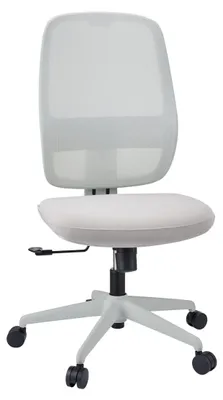 Zdjęcie produktu dla hjh OFFICE Profesjonalne krzesło biurowe Minoro W Ergonomiczne krzesło biurowe bez podłokietników Tkanina / siatka Taupe Obrotowe krzesło do biura, domu