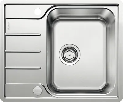 Produktbild von BLANCO LEMIS 45 S-IF Mini Flachrandspüle / Edelstahl / Bürstfinish / Excenter