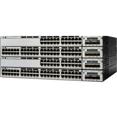 Produktbild von Cisco Catalyst WS-C3750X-48U-S, Managed, Gigabit Ethernet (10/100/1000), Power over Ethernet (PoE), Rack-Einbau, 1U