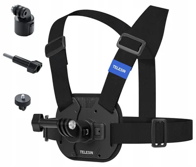 Zdjęcie produktu dla Szelki Chest Mount Uchwyt na Klatkę Insta360 GoPro SJCAM DJI Xiaomi TELESIN / S2-CGP-01