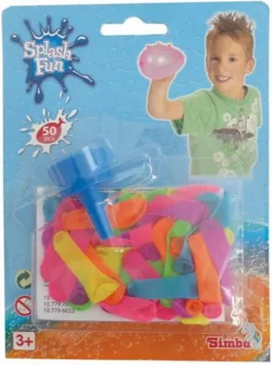 Produktbild von 50Stück Splash Fun Wasserbomben, 1 Pack
