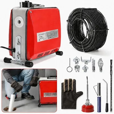 Immagine prodotto di Eikuavons - Macchina elettrica per la pulizia dei tubi - Pulitore per tubi e scarichi - 500 W