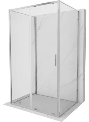 Obrázek produktu pro Mexen Exo-3S sprchový kout 3stranný posuvný 120 x 90 cm, transparentní, chrom - 8151-120-090-01-00-3S