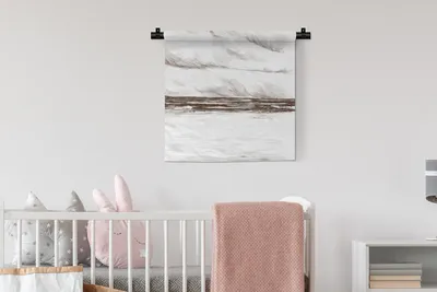 Produktbild von MuchoWow® Wandteppich Wandbehang Strand - Meer - Himmel 60x60 cm Tapisserie Dekoration Wandtuch - Dekorationen - Wand Decke