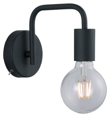 Zdjęcie produktu dla Kinkiet ścienny lampa DIALLO czarny Trio 208070132
