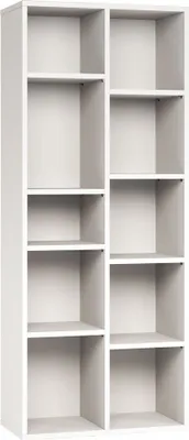 Produktbild von Regal Bellaco 48, Farbe: Weiß - Abmessungen: 187 x 76 x 38 cm (H x B x T)