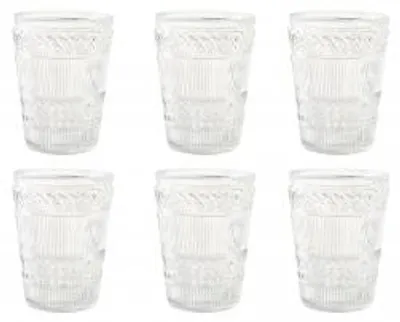 Produktbild von H&H Set mit 6 Gläsern "Poseidon", Fassungsvermögen 30 cl