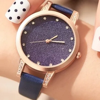 Produktbild von Elegante Damen Uhr Uxie in Blau – Stilvoll und Glitzernd KP13419