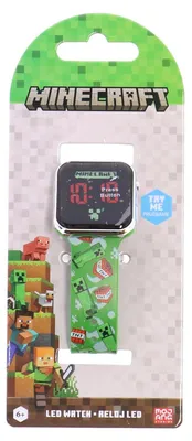Image de Horloge LED pour enfants Minecraft