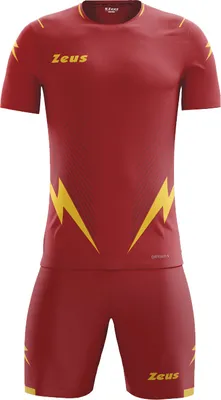 Produktbild von 3XS 122-128|Zeus Kit Hero Trikot-Set mit Shorts rot gelb