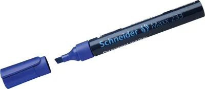 Produktbild von Permanentmarker 233 blau Packung mit 10 Stück