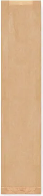 Produktbild von 1000x Papierfaltenbeutel Papiertüten braun für Baguettes 12 + 5 x 59 cm