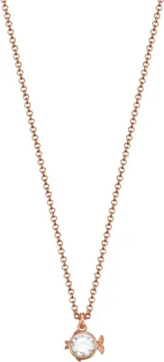 Produktbild von Esprit Damen Kette Edelstahl Rosé PISCES Fisch ESNL03217C420
