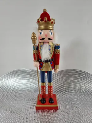 Produktbild von 7&7 Holz Nussknacker Soldat Dekorative Weihnachtsfigur