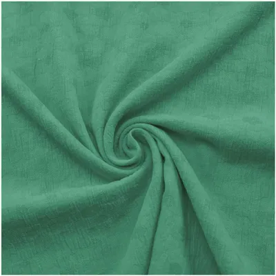 Musselin Jacquard Double Gauze ab 1m x 1,4m Oeko-Tex Double Face Design Baumwollstoff Meterware blassgruen