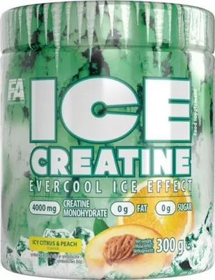 Produktbild von FA Nutrition | Ice Creatine Monohydrate | Evercool Ice Effect Icy Citrus & Peach