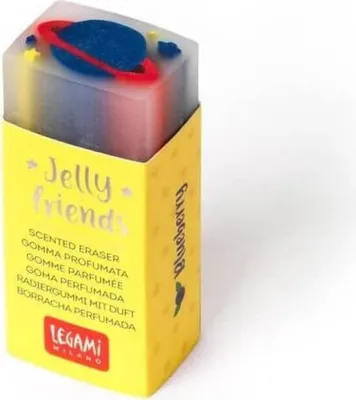 Produktbild von Legami Jelly Friends-space Radiergummi Durchsichtig  Durchsichtig One Size
