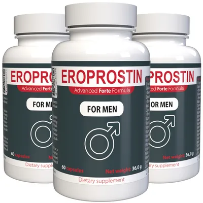 Zdjęcie produktu dla Eroprostin Forte - 180 Kapsułek, Opakowanie 3 Sztuki