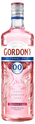 Produktbild von Gordon's Premium Pink 0,0 % vol, Alkoholfrei, Gin-Alternative, 700 ml Einzelflasche