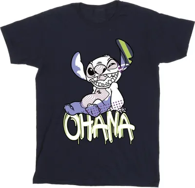 Produktbild von Disney - "Ohana" T-Shirt für Herren BI33506 (XL) (Marineblau)