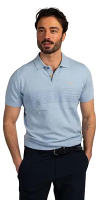 Produktbild von Hellblaues Polo New Zealand Kurzarm 2-knöpfig