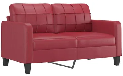 Produktbild von vidaXL 2-Sitzer-Sofa Weinrot 140 cm Kunstleder