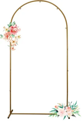 Immagine prodotto di Struttura metallica per decorazioni nuziali, 2 metri. Standard per strutture metalliche per matrimoni. Arco per la porta, matrimonio, compleanno, laurea, decorazioni