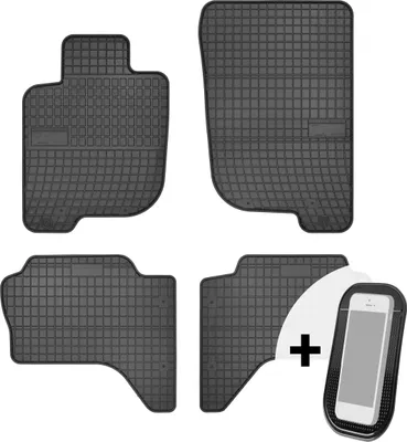 Produktbild von Gummimatten Auto Fußmatten Automatten Passgenau 4-teilig Set - passend für Mitsubishi L200 ab 2007